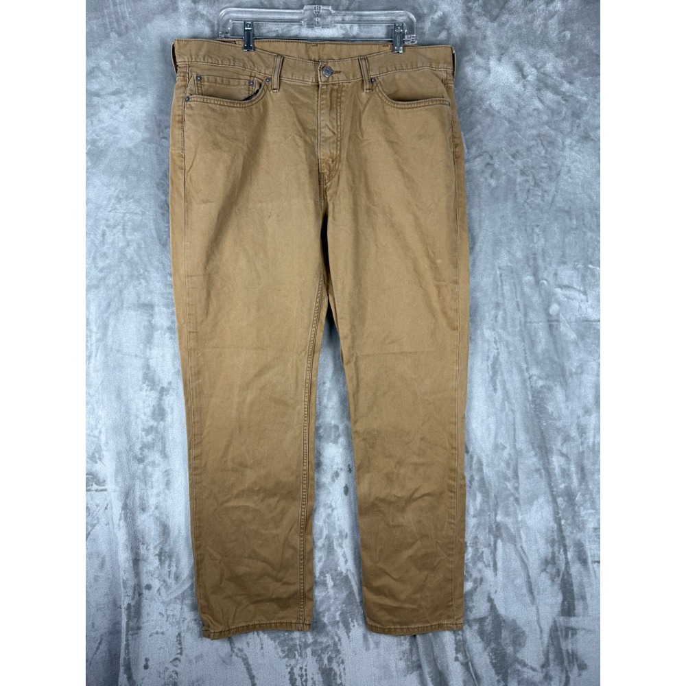 Levi Strauss 514 Tan Khaki Straight Fit Jeans Mens W38 L32